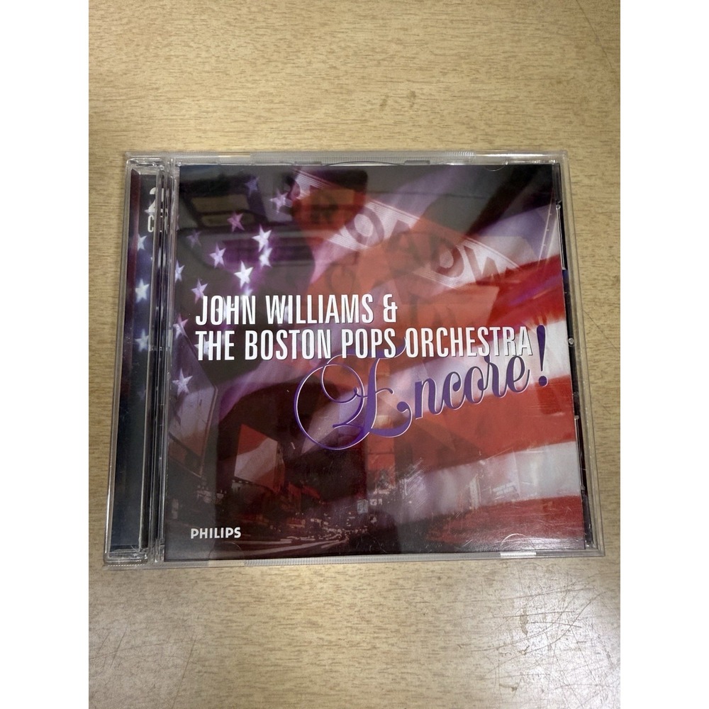 John Williams & The Boston Pops Encore! CD, Excellent, Patriotic Music